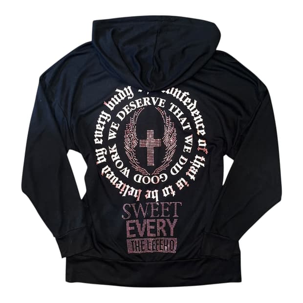 LAZY DAISY 레이지데이지 큐빅 후드집업 펑크갸루y2k