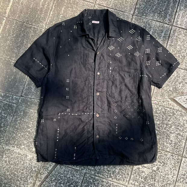 Kapital Linen Short Sleeve Shirt