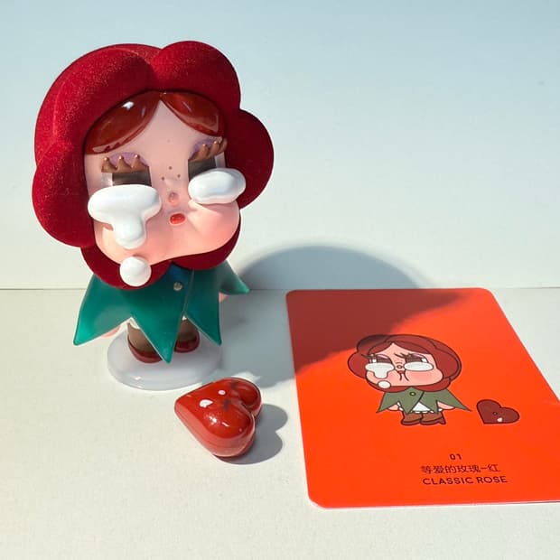 정품 팝마트 크라이베이비 사랑의눈물 (클래식로즈 / 붉은 사랑의 장미)