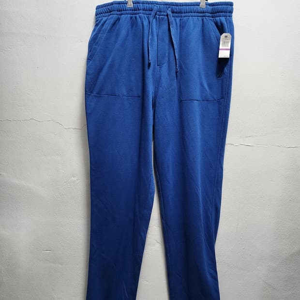 (새상품) 노티카 빅사이즈 블루 기모 스웻팬츠 XXL