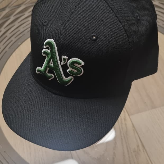 🧢 뉴에라 59FIFTY 오클랜드 애슬레틱스 온필드 모자 