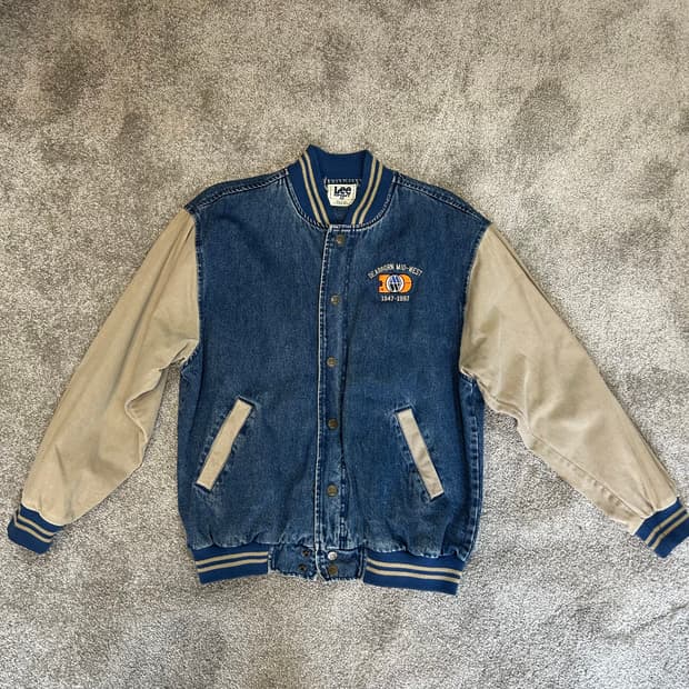 Lee 데님 바시티 자켓 