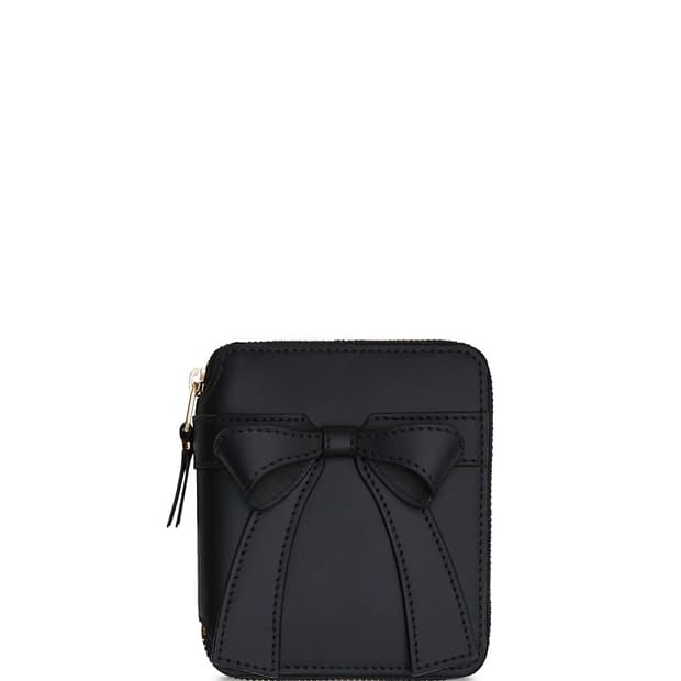 꼼데가르송 리본 반지갑