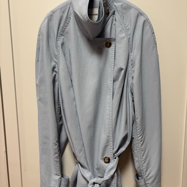 lowclassic raglan half trench coat