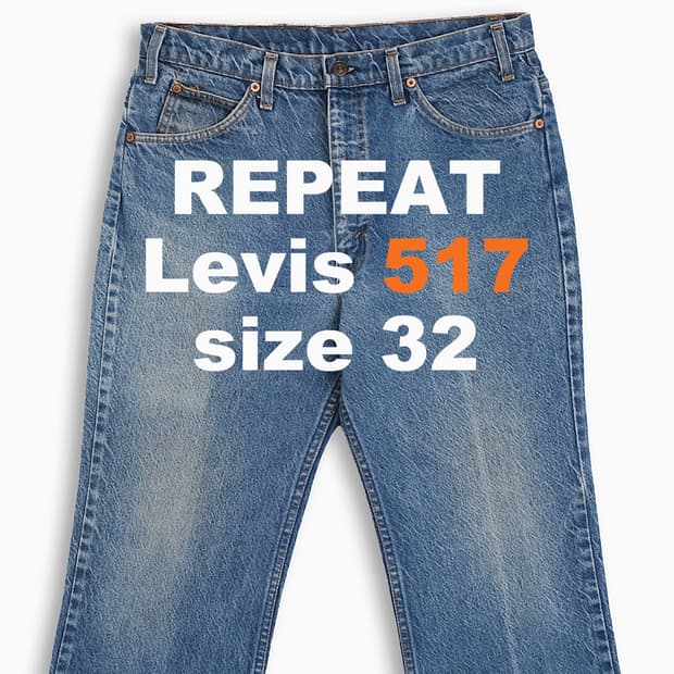 리바이스 517 오렌지탭 중청 90s USA 32인치 OR51734175