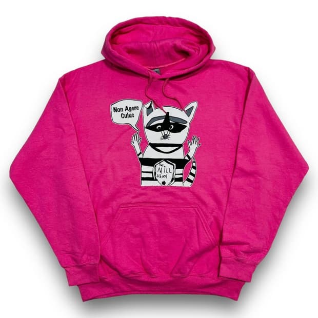 Non Agere Culus cat 빈티지 후디