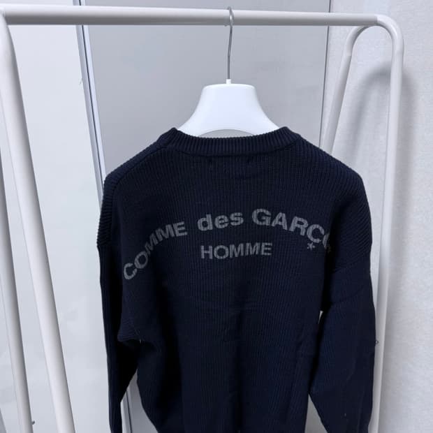 꼼데가르송 옴므 니트 네이비