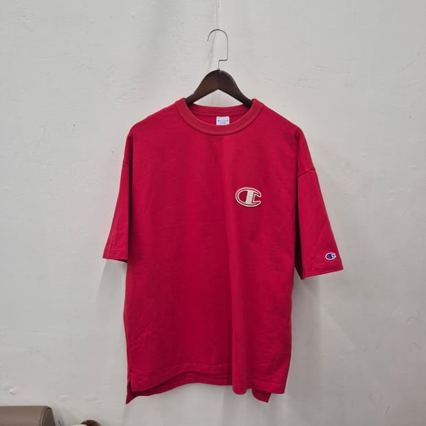 챔피온 빅로고 반팔티 L