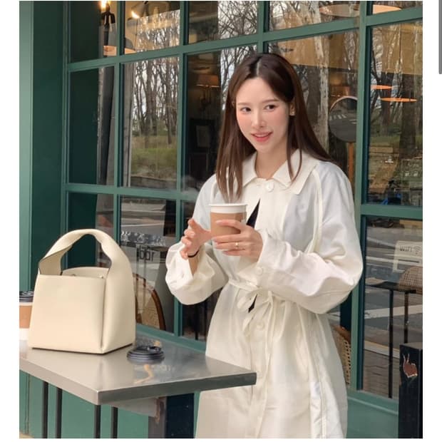 로우타이드 이나연 트렌치코트 새상품