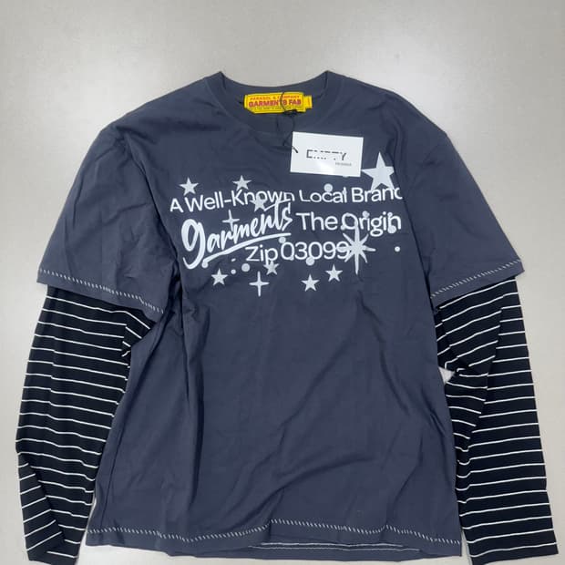 가먼츠팹 Stripe Layered Longsleeve