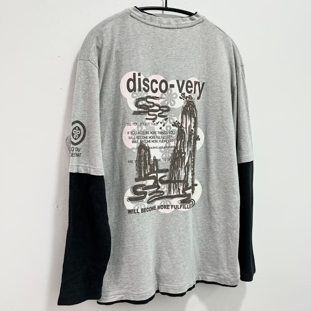 Black SMACK Basic fake layered sleeve