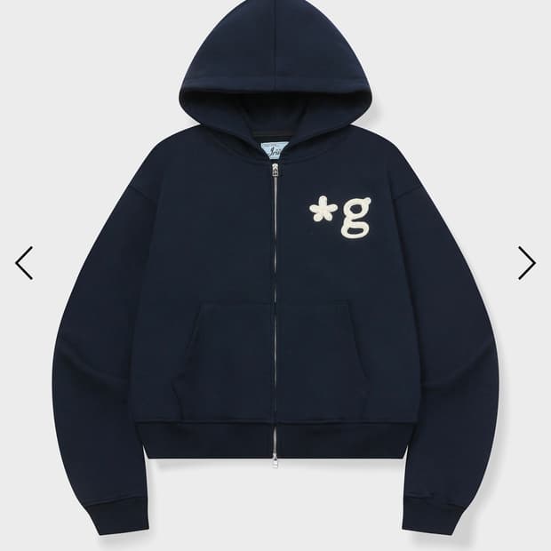 글런든 후드집업 네이비