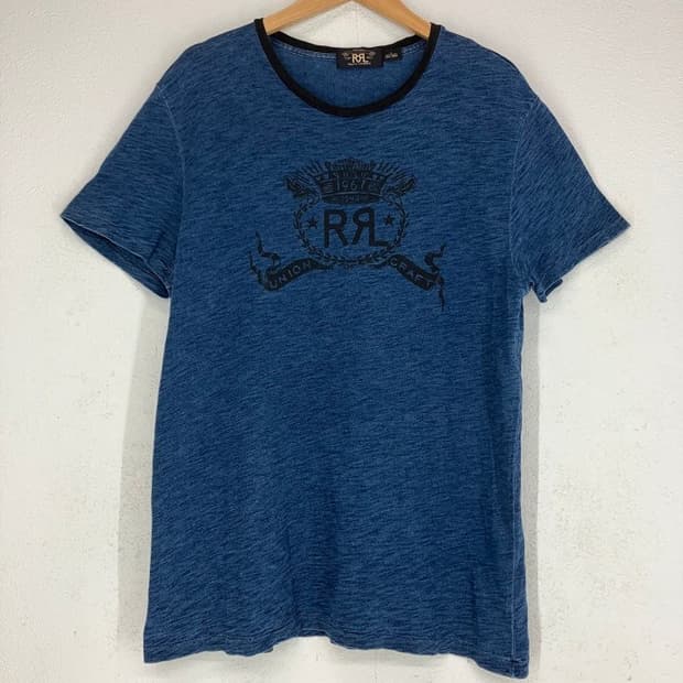 RRL 인디고 다이 반팔티