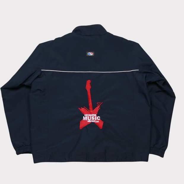 [L] 빈티지 올드스쿨 익스트림 뮤직 바람막이 자켓