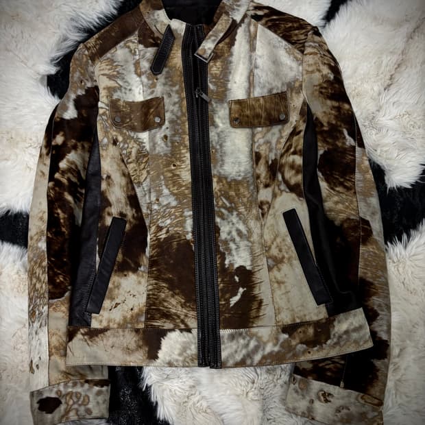 [00’s RARE]Brown Calf Hair Trimming Shee