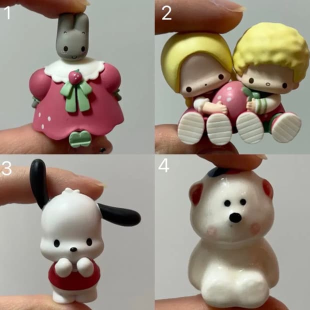 산리오 마론크림, 패티&지미, 포차코, 그외 피규어