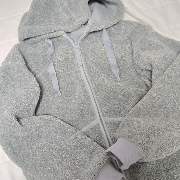 뉴발란스 플리스 후리스 자켓 카키 S사이즈