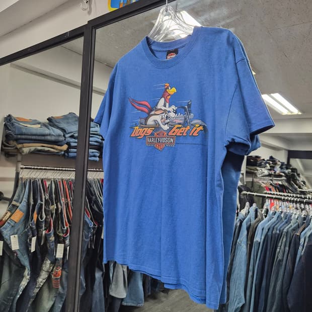 Harley Davidson x Looney Tunes 반팔티