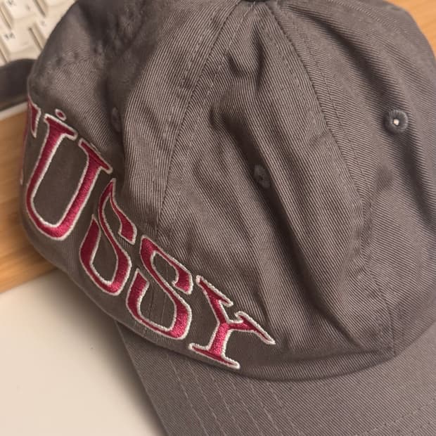 (희귀매물) 스투시 24SS ARC LOW 프로 로고 자수 캡모자