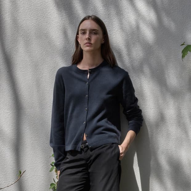 Mudule 머듈 니트 가디건 나이트 컬러 1