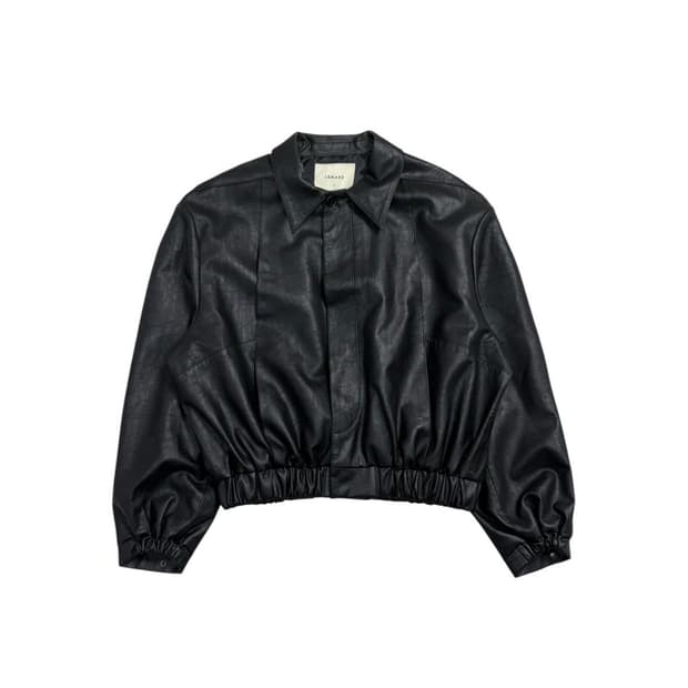 르마드 레더 자켓 블랙