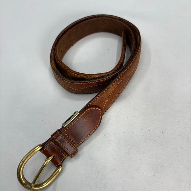 SHANE 빈티지 웨스턴 위빙 레더 벨트