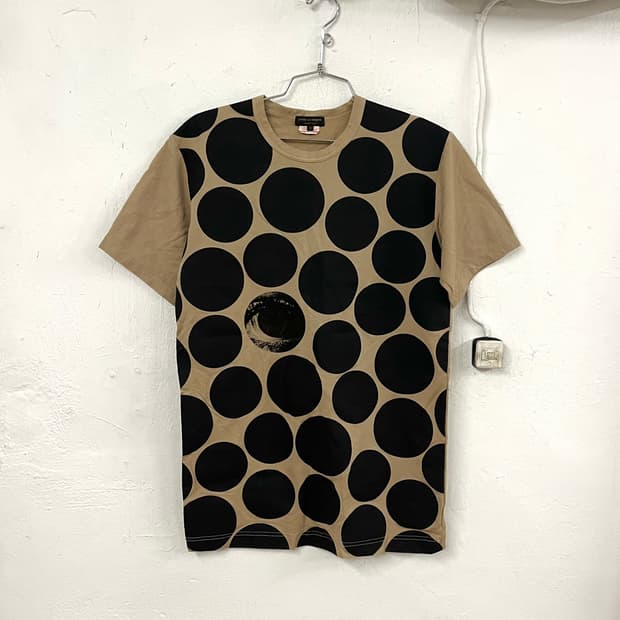 꼼데가르송 옴므 플러스 2013 도트 반팔 티셔츠
