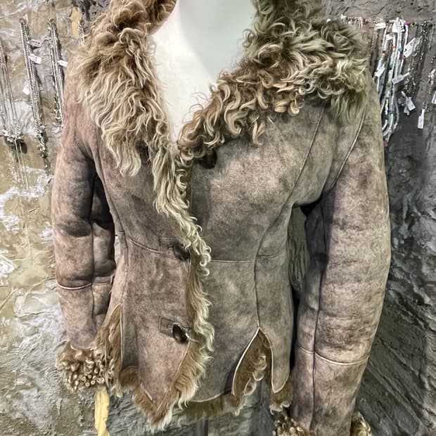 Vintage shirring jacket