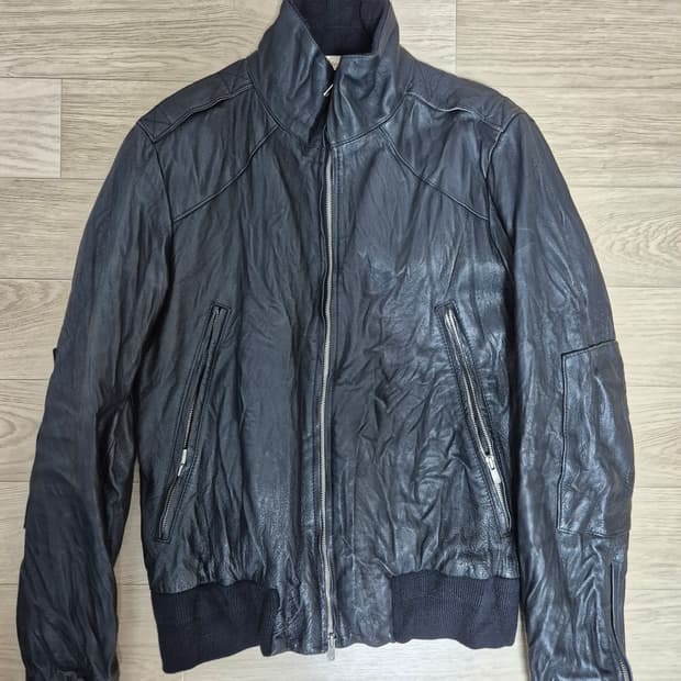 tassstandard 돈피 레더 자켓 L