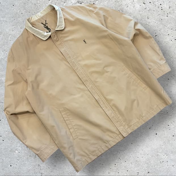 [105] 02s 입생로랑 뿌르 옴므 베이지 폴리 자켓 D346