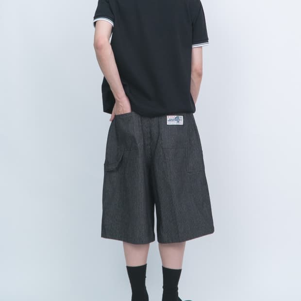 헬름 스트라이프 카펜터 쇼츠 반바지 L