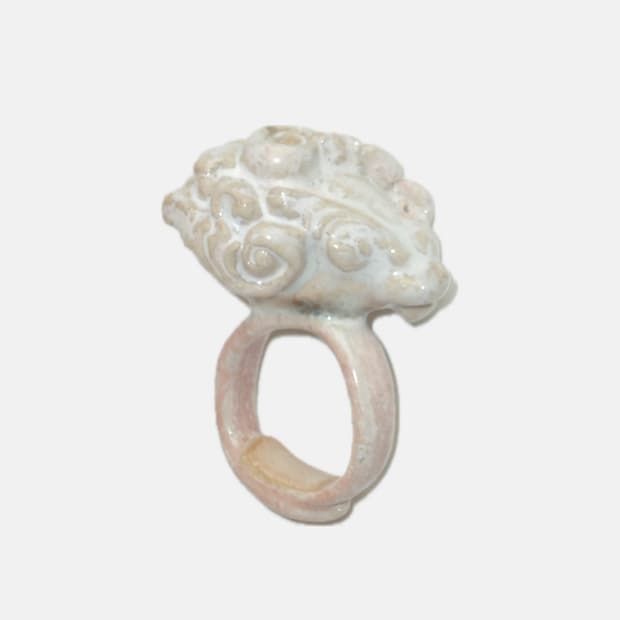 Handmade ceramic ring