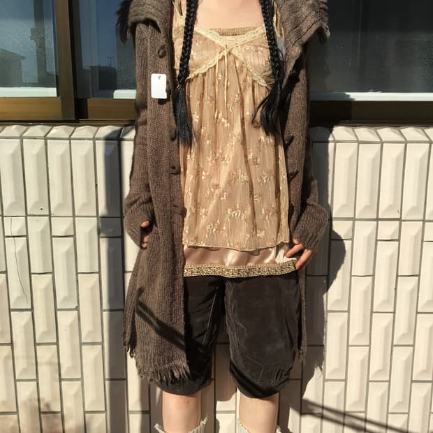 Lace pattern sleeveless