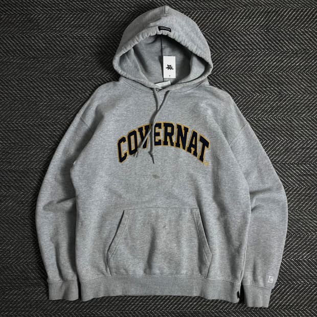커버낫 아치로고 빅로고 박시핏 후드 티셔츠o 2897