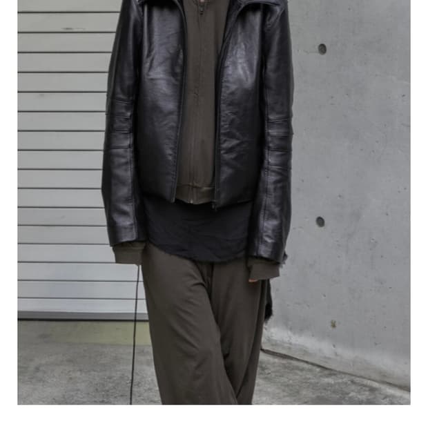 머듈 014 appendix 레더자켓 2사이즈