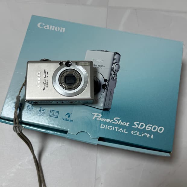 s급 캐논 ixus 60 , sd600 한글o