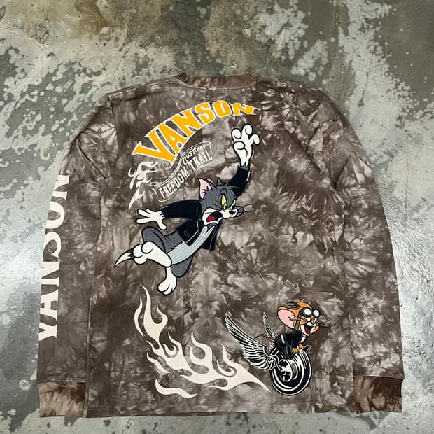 밴슨 톰과제리 타이다이 롱슬리브 M 새상품