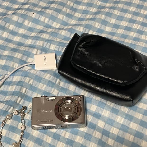 빈티지 카메라 카시오 엑슬림 Z100 (결과물 🙆🏻‍♀️)