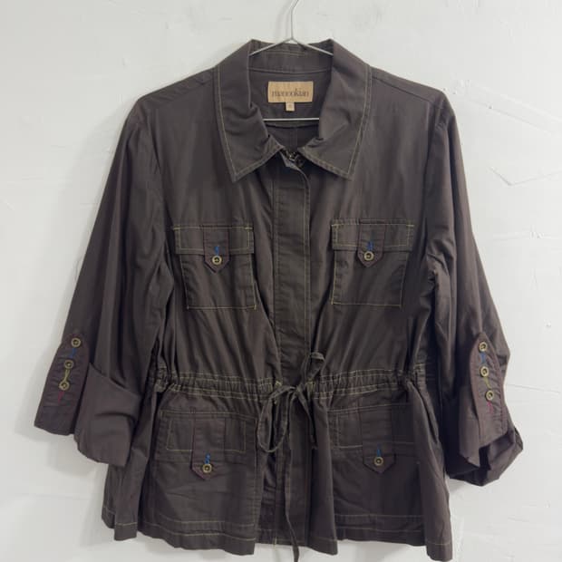 manoukian pocket shirt jacket