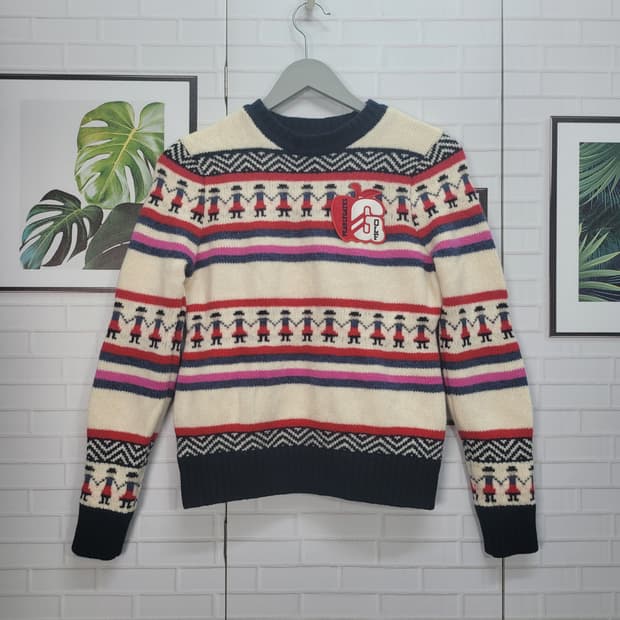 파리게이츠 골프 방풍 니트 스웨터 1사이즈