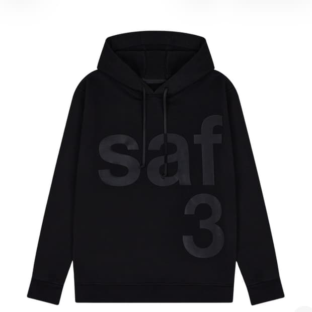 사파리스팟 베이직 사파리 후드 블랙