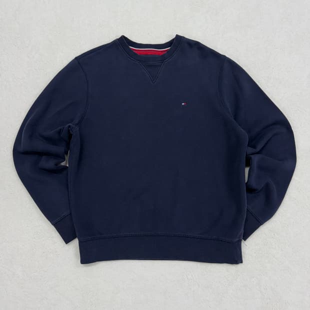 타미힐피거 기모 맨투맨