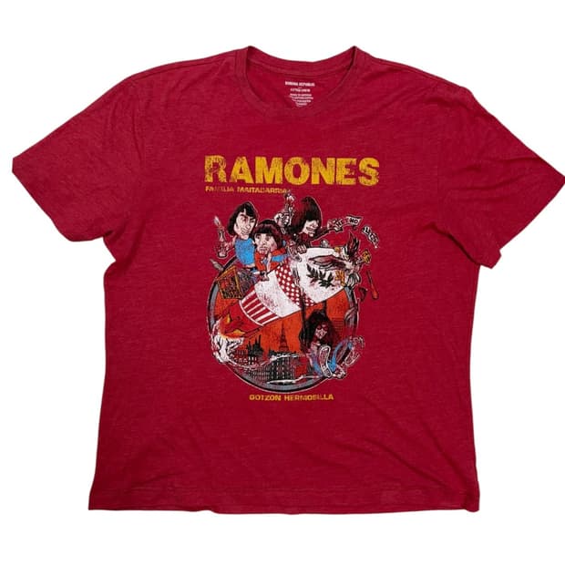 RAMONES 밴드 반팔 L 