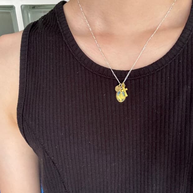 MEDAILLE MIX NECKLACE 메달리 믹스 목걸이