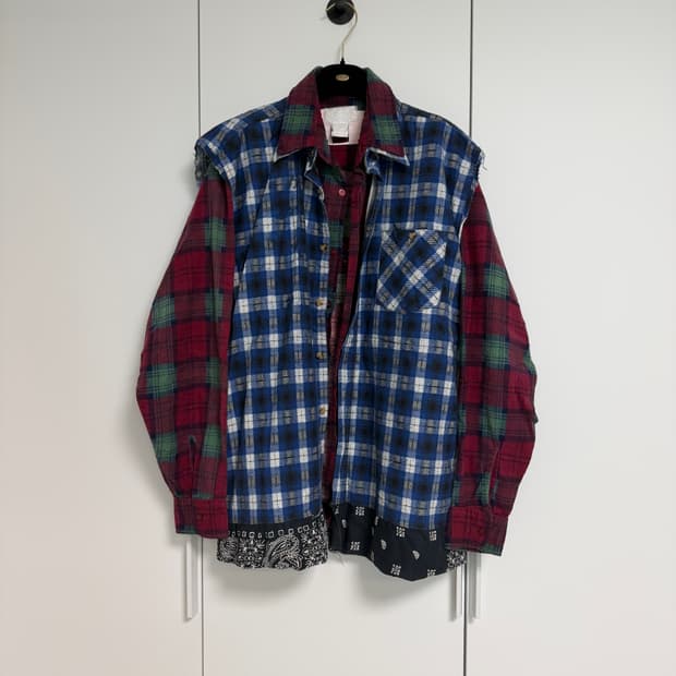 oldpark 올드팤 투웨이 레이어드 셔츠