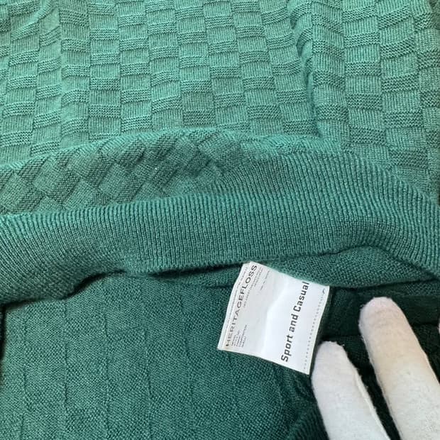 헤리티지플로스 크레스트 체크 폴로