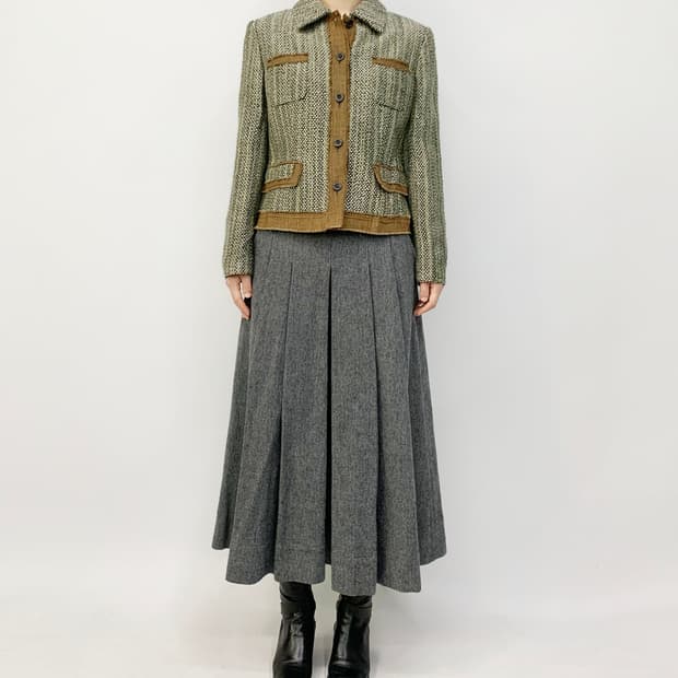  BRECKENRIDGE 트위드 자켓