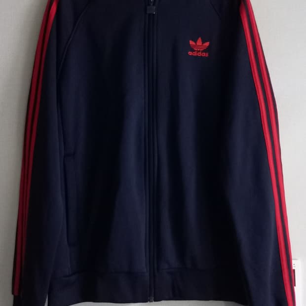 아디다스 네이비 레드 트랙탑 져지집업 100/L