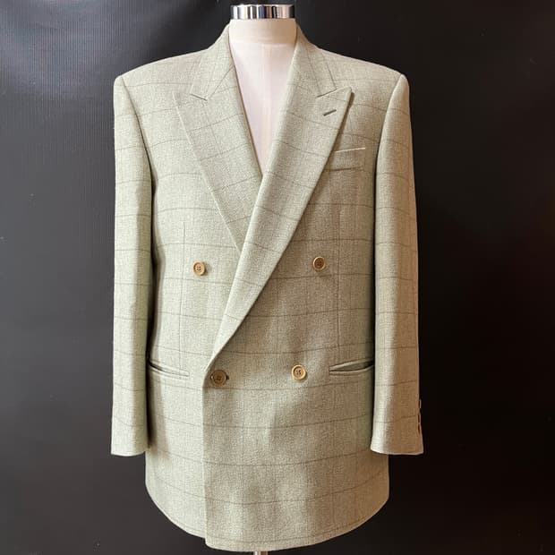 Missoni Ummo 미쏘니 캐시미어 울 트위드 더블 자켓 Made i