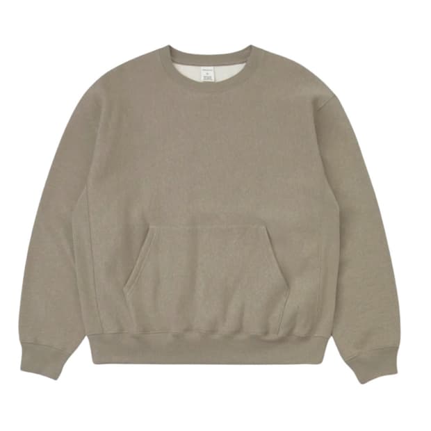 (M) 카키스 크루넥 스웻셔츠 세이지
